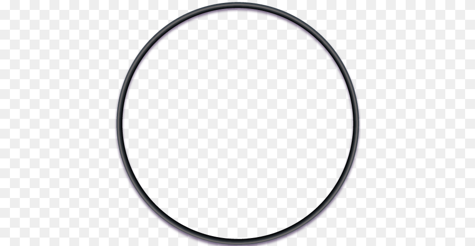 Black Hoop Transparent, Oval Png Image