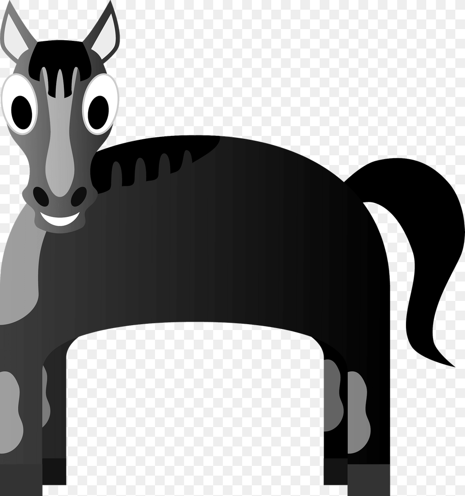 Black Horse Clipart, Animal, Deer, Mammal, Wildlife Free Png Download