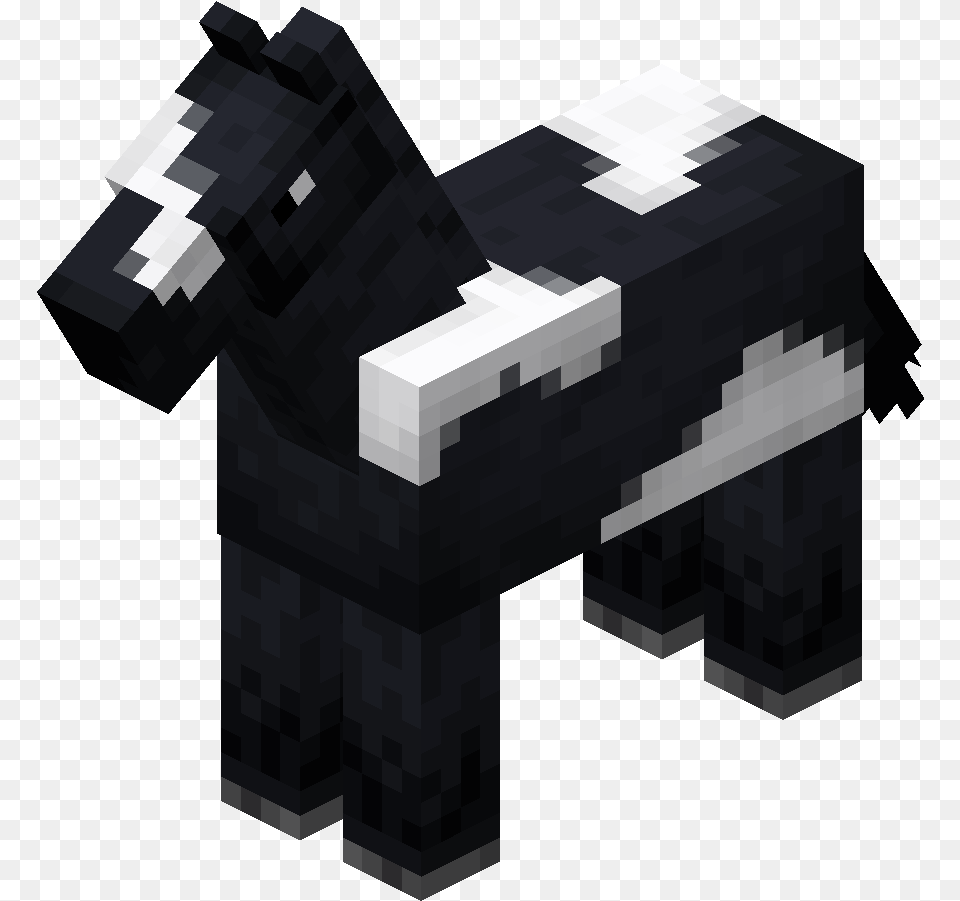 Black Horse With White Fieldpng Minecraft Wiki Free Png