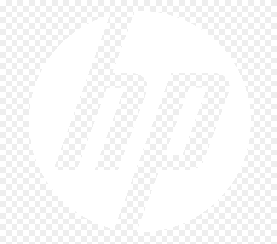 Black Hp Logo Hp Logo White, Cutlery Free Transparent Png