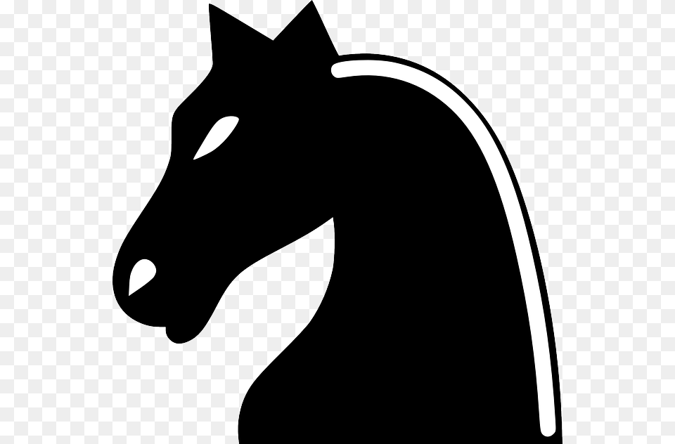 Black Icon Symbol Recreation Chess Horse Toy Clipart Idea, Stencil, Silhouette, Smoke Pipe, Animal Png Image