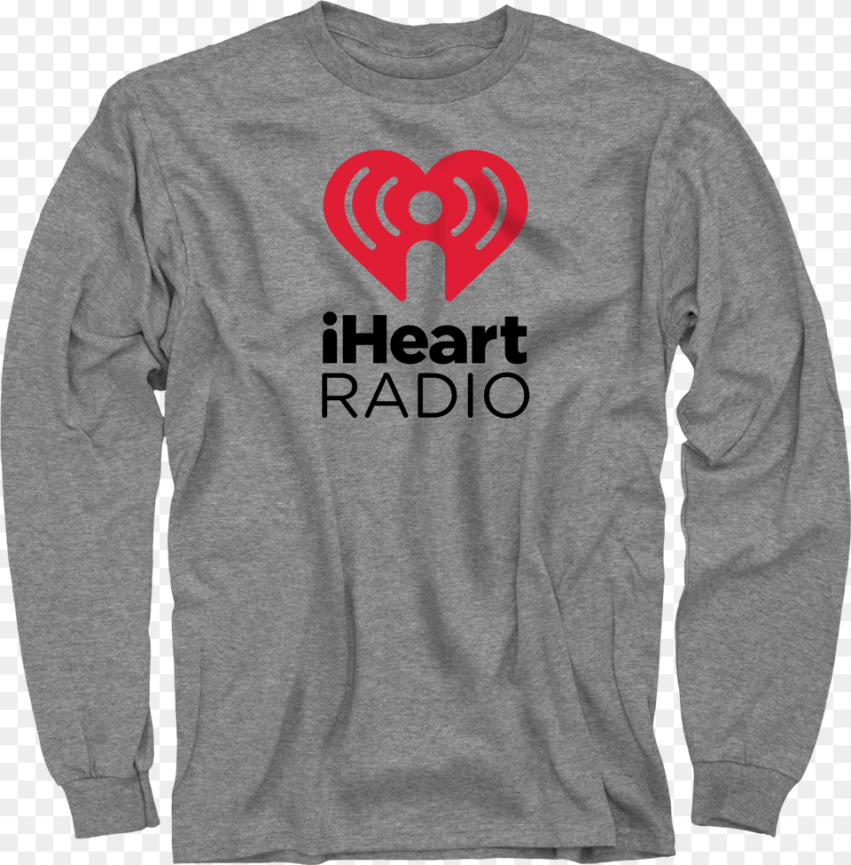 Black Iheart Radio Logo Clothing, Long Sleeve, Sleeve, Knitwear Free Transparent Png