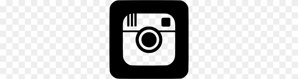 Black Instagram Icon, Gray Free Png Download