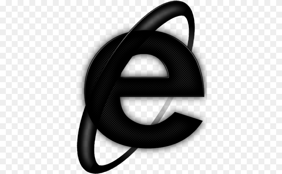 Black Internet Explorer Icon Internet Explorer Black, Electronics, Speaker Png