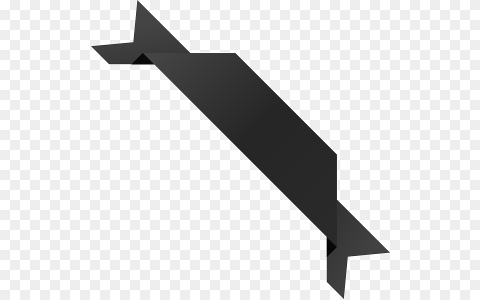 Black Ipad Air Vector Data Black Ribbon Corner, Sword, Weapon, Ammunition, Missile Png Image