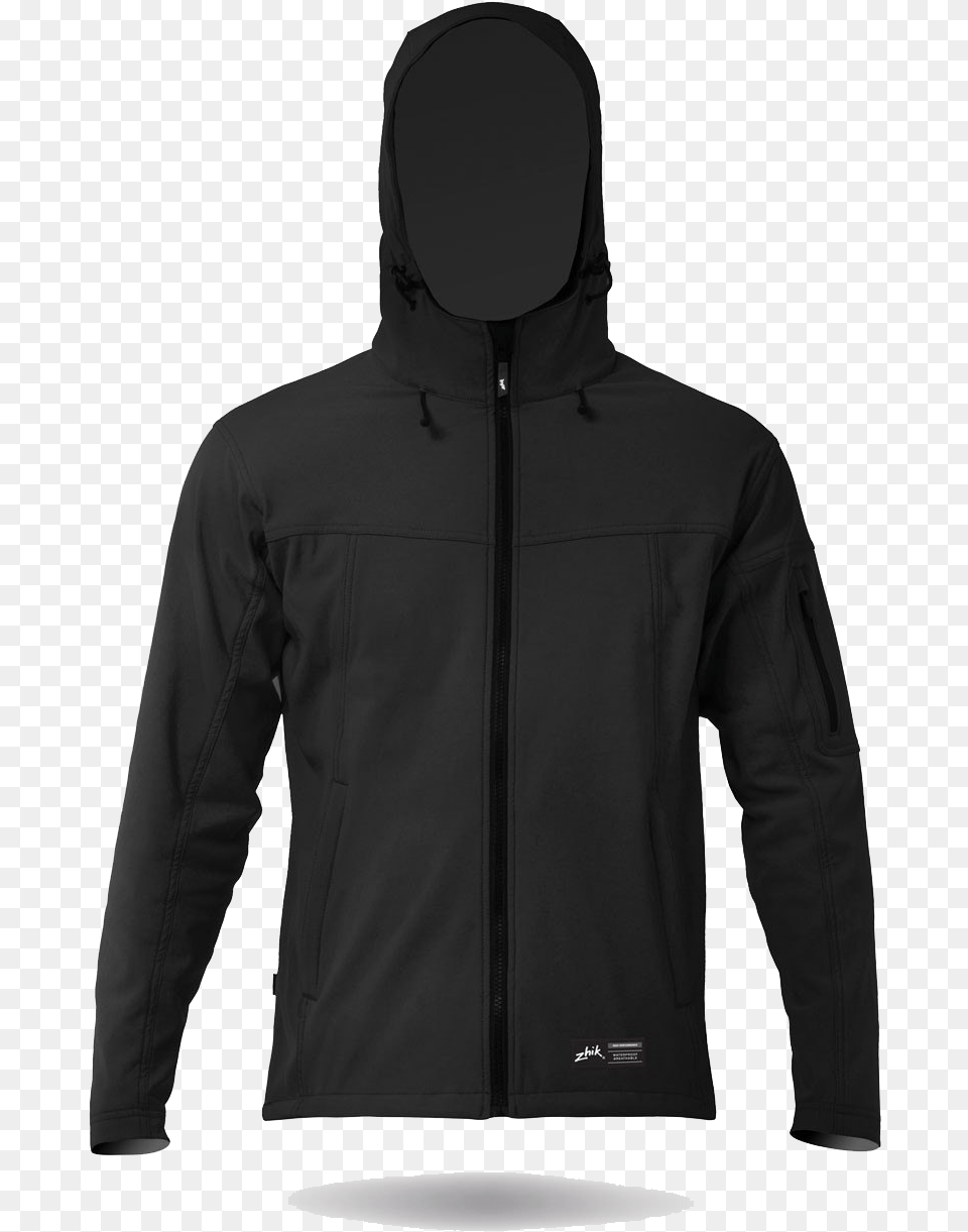 Black Jacket Download Image Zhik Aroshell Fleece Jacket, Clothing, Coat, Hood, Hoodie Free Png