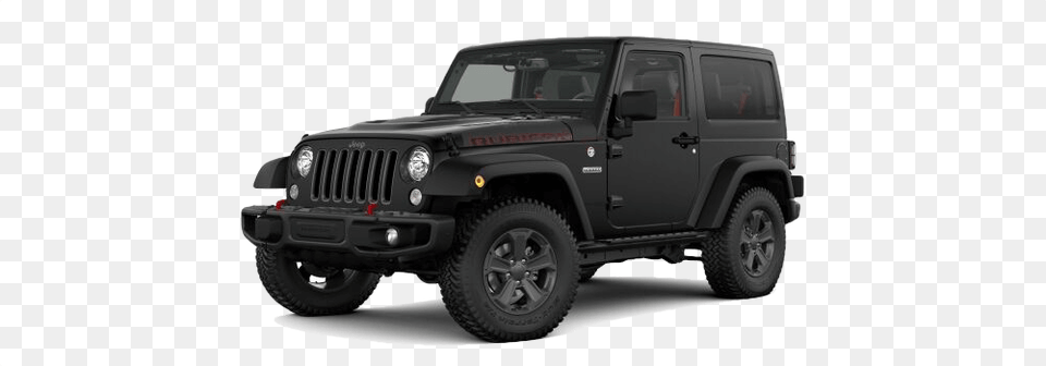 Black Jeep Rubicon 2018 Two Door, Car, Transportation, Vehicle, Machine Free Png Download