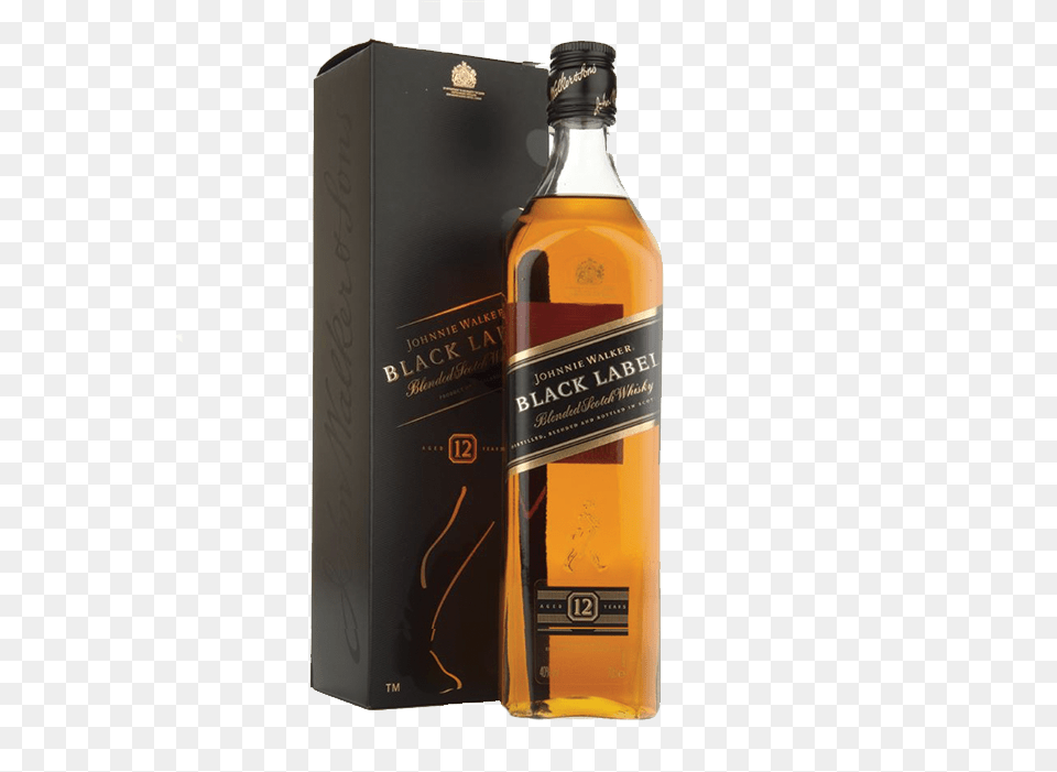 Black Jhonie Walker, Alcohol, Beverage, Liquor, Whisky Png