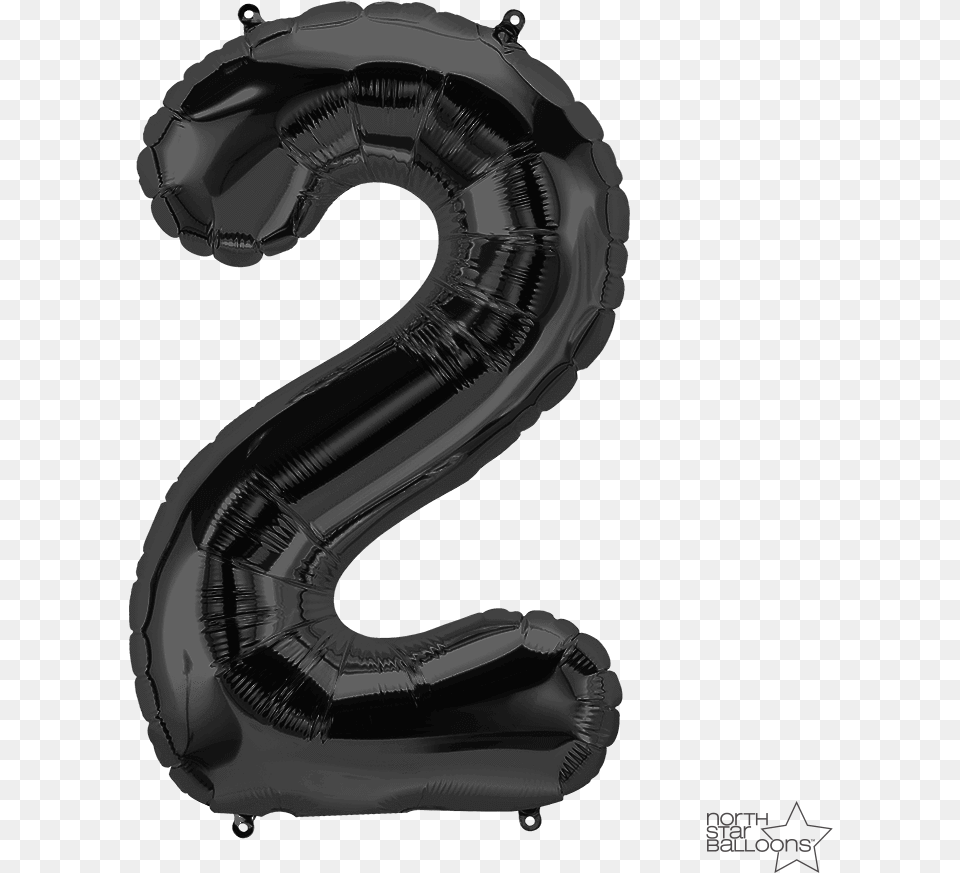 Black Jumbo Foil Balloon Dot, Text Png Image