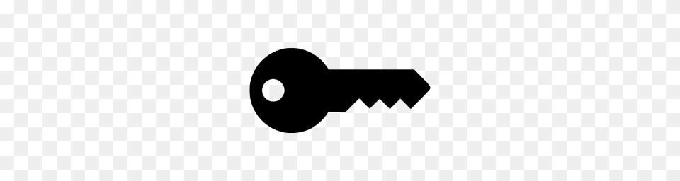 Black Key Icon, Gray Free Png