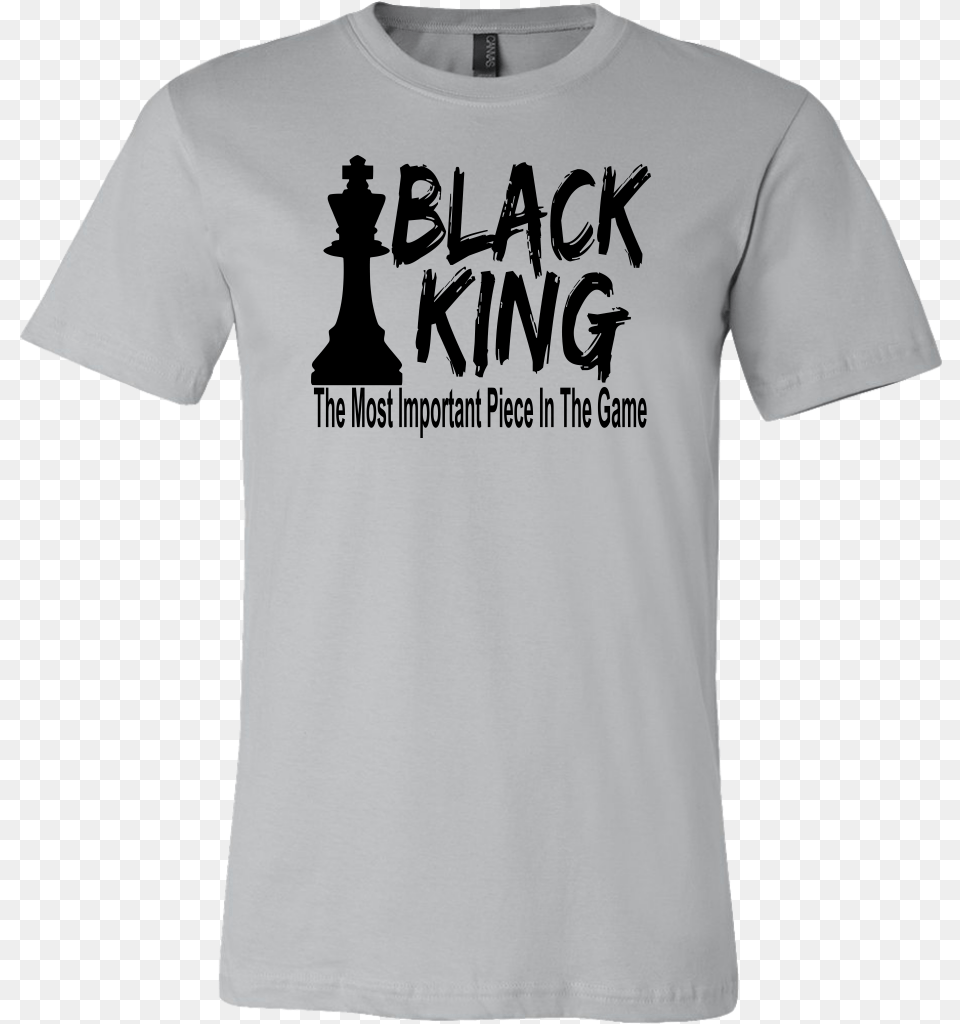Black King Chess Piece Unisex T Shirts Active Shirt, Clothing, T-shirt Free Png Download