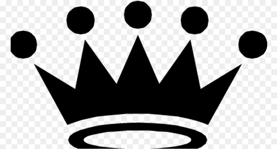 Black King Crown Black Background Crown, Gray Png Image