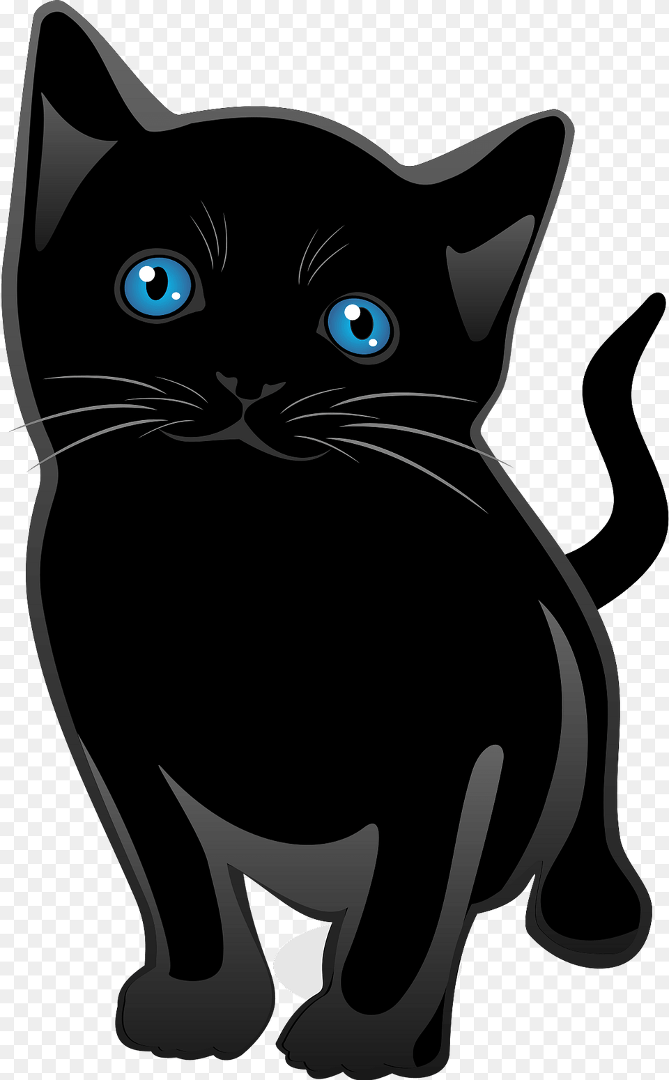 Black Kitten Clipart, Animal, Cat, Mammal, Pet Free Png