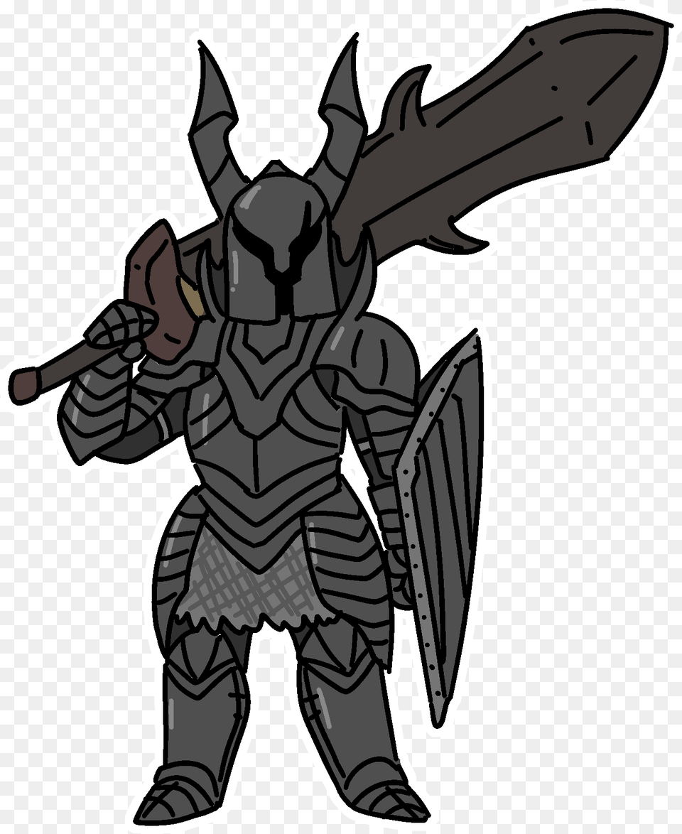 Black Knight Cartoon, Person Png Image