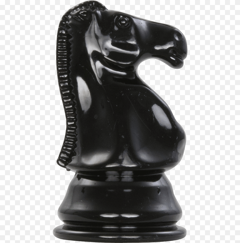 Black Knight Chess Piece, Figurine Free Png Download