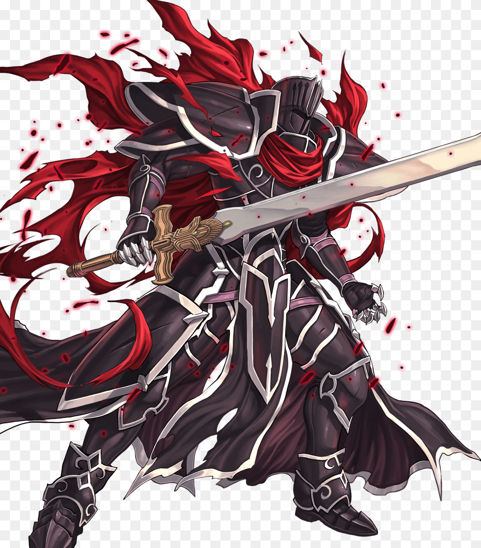 Black Knight Fire Emblem Heroes, Sword, Weapon, Clothing, Glove Free Transparent Png