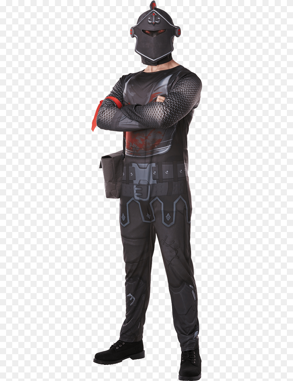 Black Knight Fortnite Costume, Adult, Person, Male, Man Free Png Download