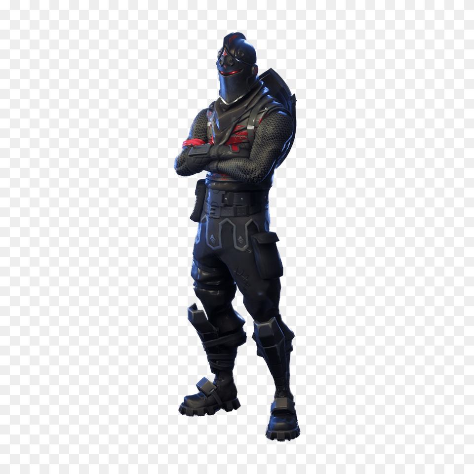 Black Knight Fortnite In Games Black And Red, Adult, Male, Man, Person Free Transparent Png