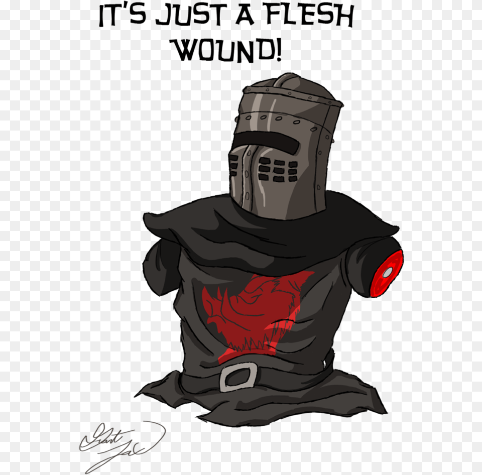 Black Knight It39s Just A Flesh Wound, Clothing, T-shirt, Adult, Male Free Png Download