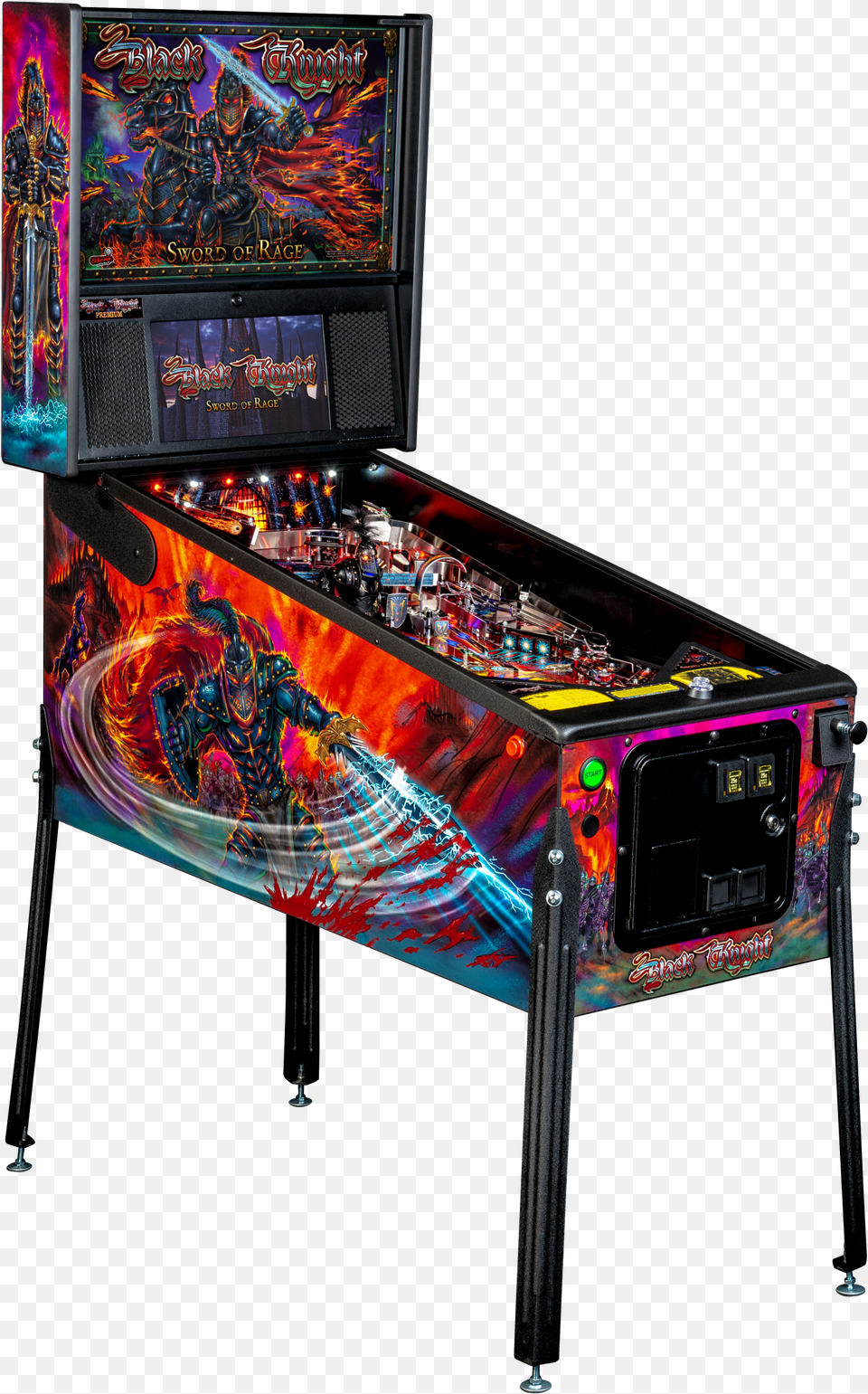 Black Knight Pro Pinball, Arcade Game Machine, Game, Person, Adult Png