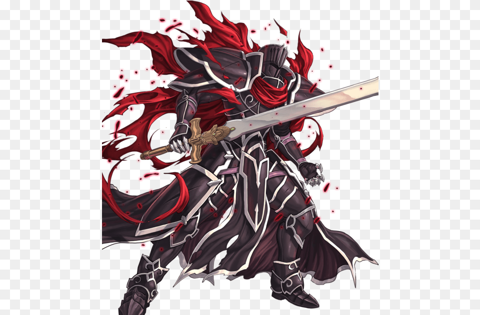 Black Knight Sinister General Black Knight Fire Emblem, Sword, Weapon, Book, Comics Png Image