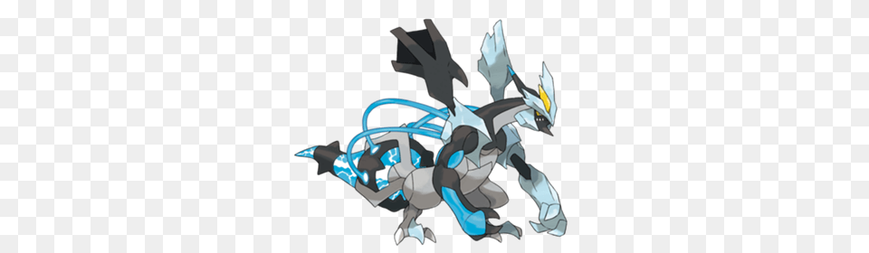 Black Kyurem With Dna Splicers, Dragon, Baby, Person Png Image