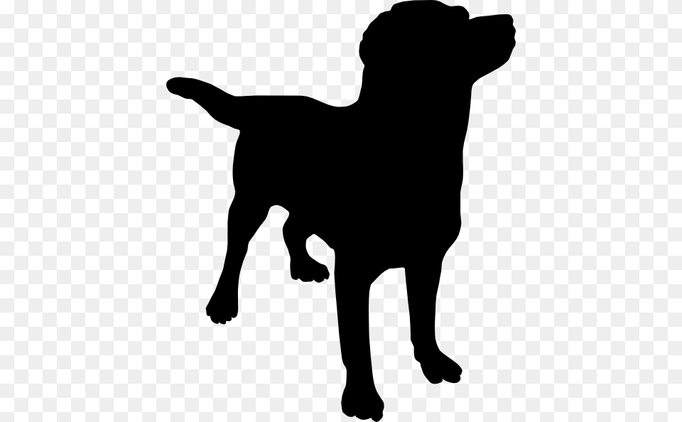 Black Lab Silo Clip Art, Silhouette, Animal, Canine, Dog Free Transparent Png