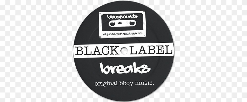 Black Label Breaks By Bboysounds Label, Disk Free Transparent Png