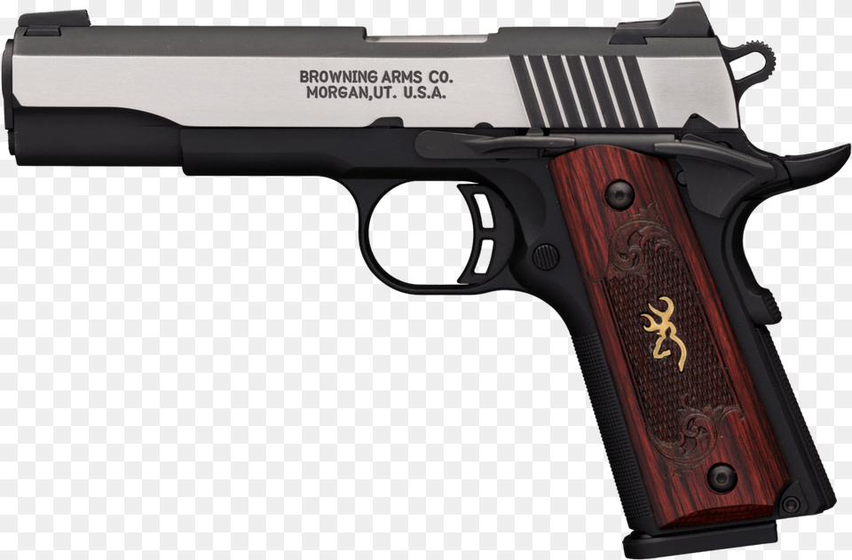Black Label Medaillon Pro Browning 1911, Firearm, Gun, Handgun, Weapon Free Png