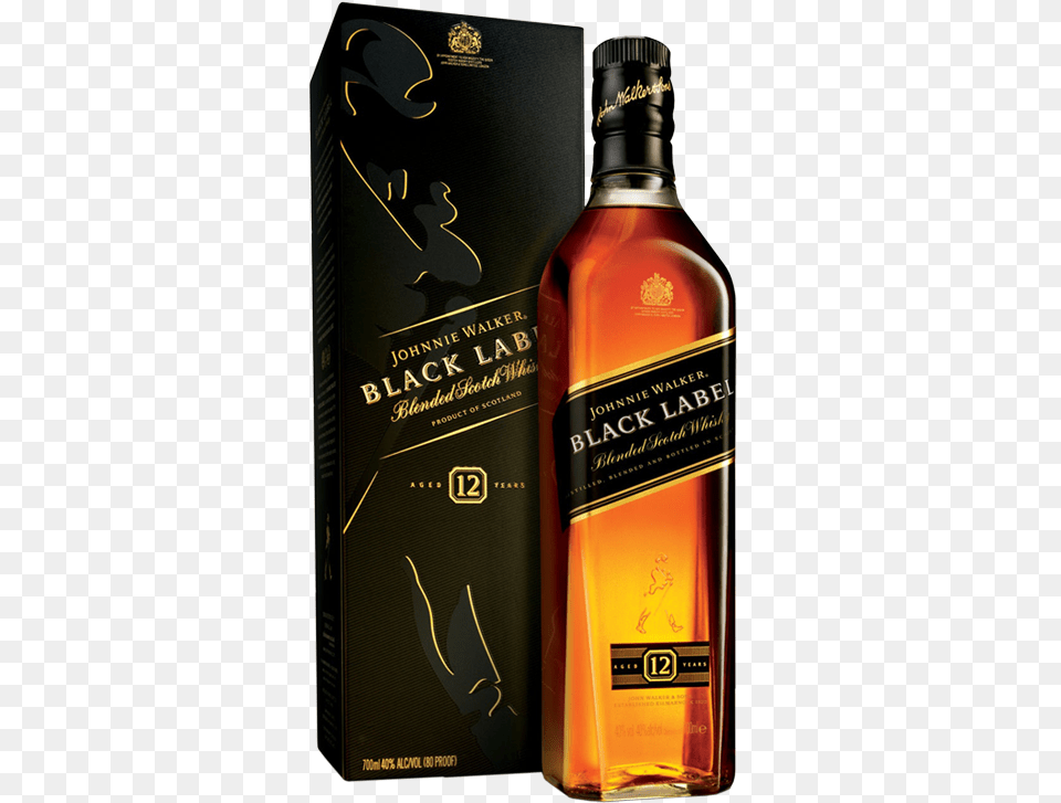 Black Label Whiskey Black Label Whisky Uk, Alcohol, Beverage, Liquor, Bottle Free Transparent Png