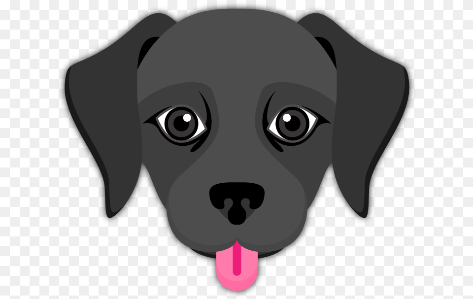 Black Labrador Emoji Lab, Animal, Pet, Mammal, Puppy Free Transparent Png
