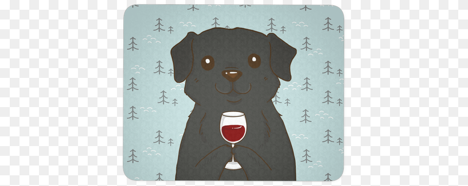 Black Labrador Retriever Drink Wine Mouse Pad Lab Dog, White Board, Text, Animal, Canine Free Png Download