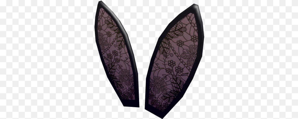 Black Lace Bunny Ears Roblox Black Bunny Roblox, Purple, Nature, Outdoors, Sea Free Png Download