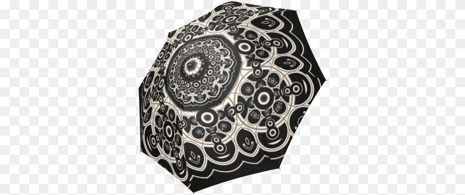 Black Lace Foldable Umbrella Lace Mandala Notebook By Lyle Hatch, Canopy, Pattern Free Png