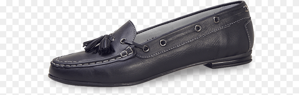 Black Lady Moccasins With Decorative Fringes Snimka Black, Clothing, Footwear, Shoe, Sneaker Free Png Download