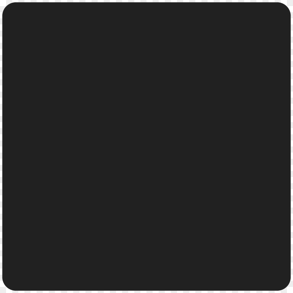 Black Large Square Emoji Clipart Free Png