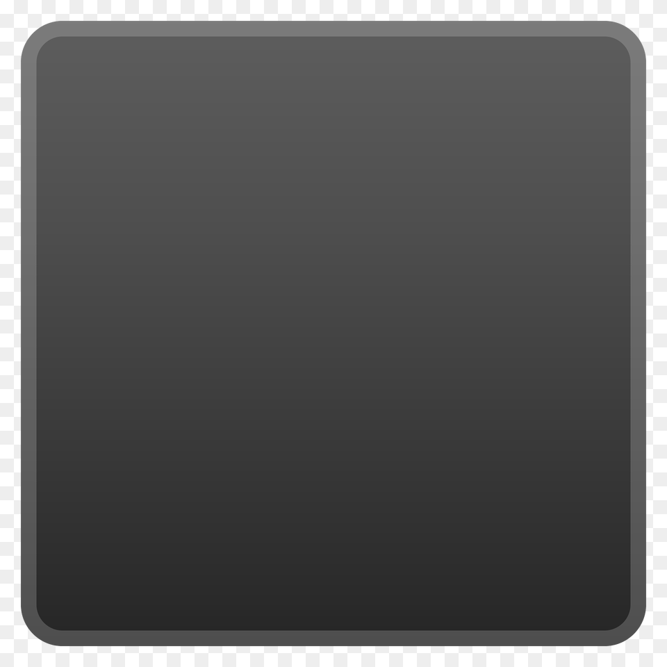 Black Large Square Emoji Clipart, Gray Free Png Download