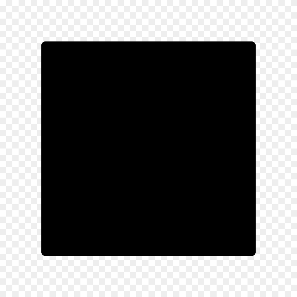 Black Large Square Emoji Clipart, Blackboard, Computer Hardware, Electronics, Hardware Png