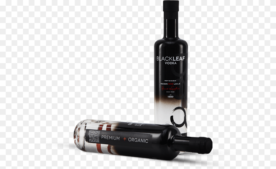 Black Leaf Vodka, Alcohol, Beverage, Bottle, Liquor Png Image