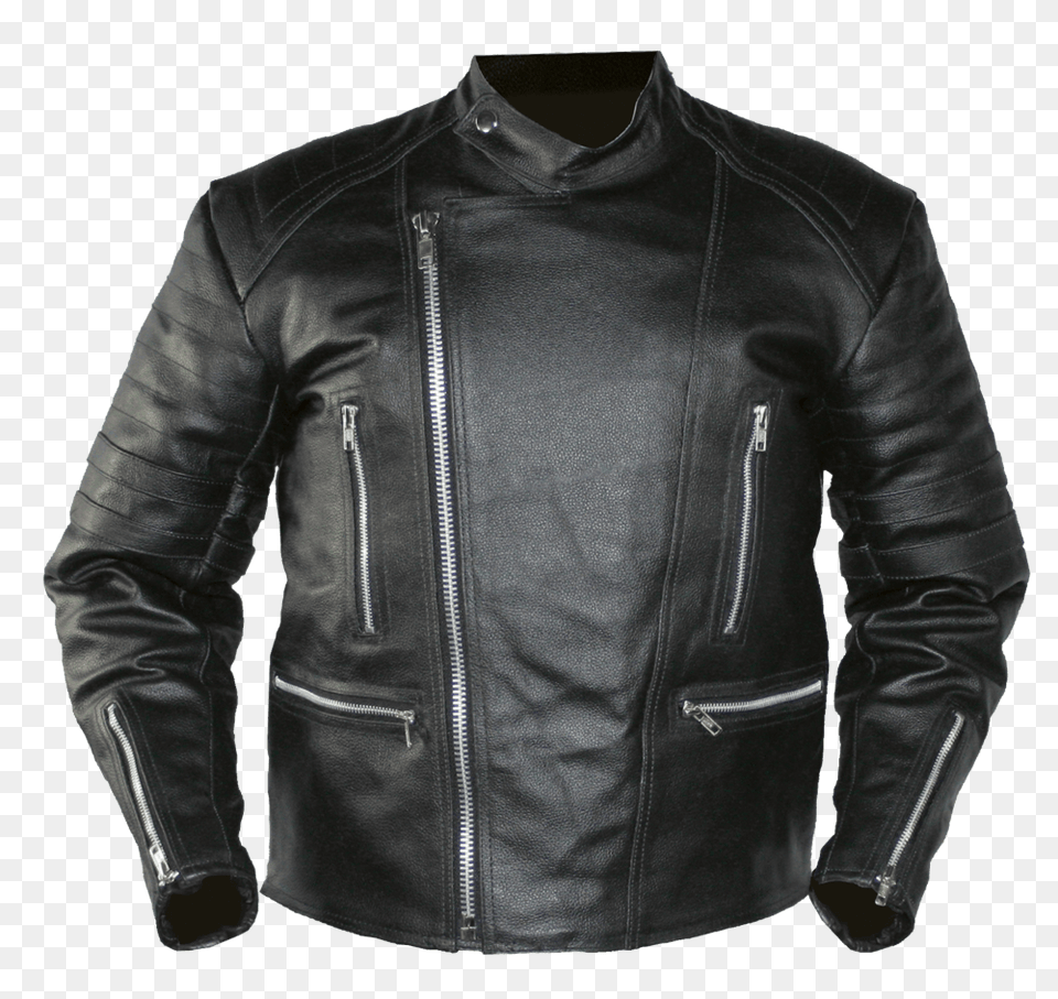 Black Leather Jacket, Clothing, Coat, Leather Jacket Free Png Download