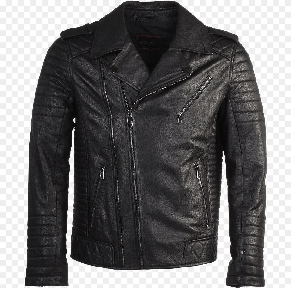 Black Leather Jacket Image Leather Biker Jacket Mens, Clothing, Coat, Leather Jacket Png