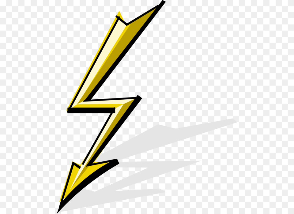 Black Lightning Clipart Lightning Arrow, Weapon, Animal, Fish, Sea Life Free Png Download