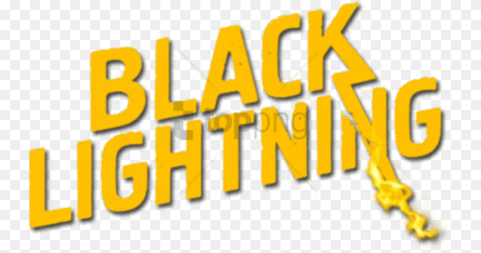 Black Lightning Logo Download Black Lightning Logo, Bulldozer, Machine, Text Png Image