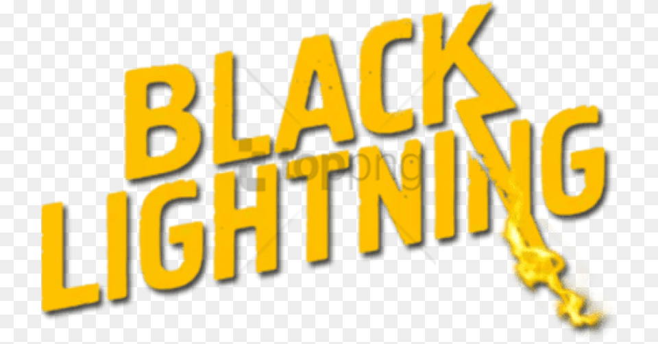 Black Lightning Logo U0026 Free Logopng Human Action, Light, Bulldozer, Machine Png Image