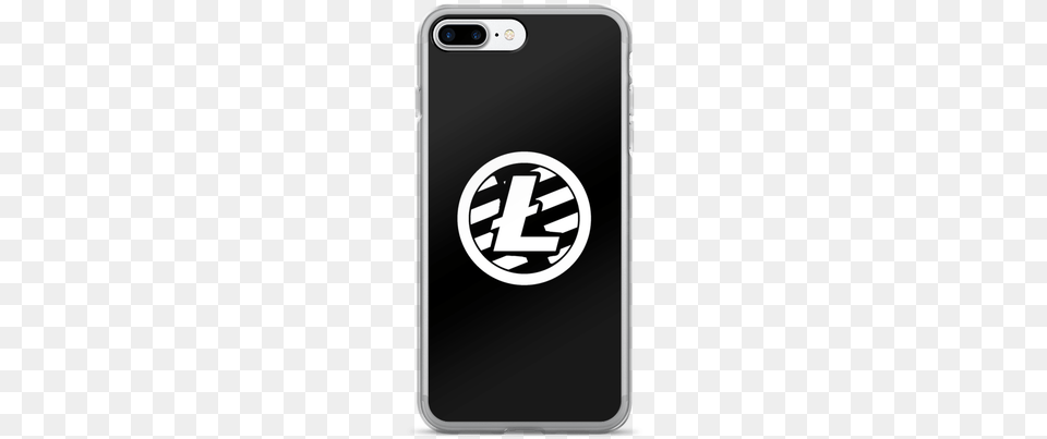 Black Litecoin Logo Phone Case For Samsung Galaxy And Beauty And The Beast Iphone 7 Plus Case, Electronics, Mobile Phone Free Transparent Png