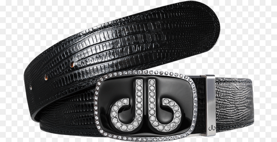 Black Lizard Texture Leather Belt With Black Diamante Belt, Accessories, Buckle Png