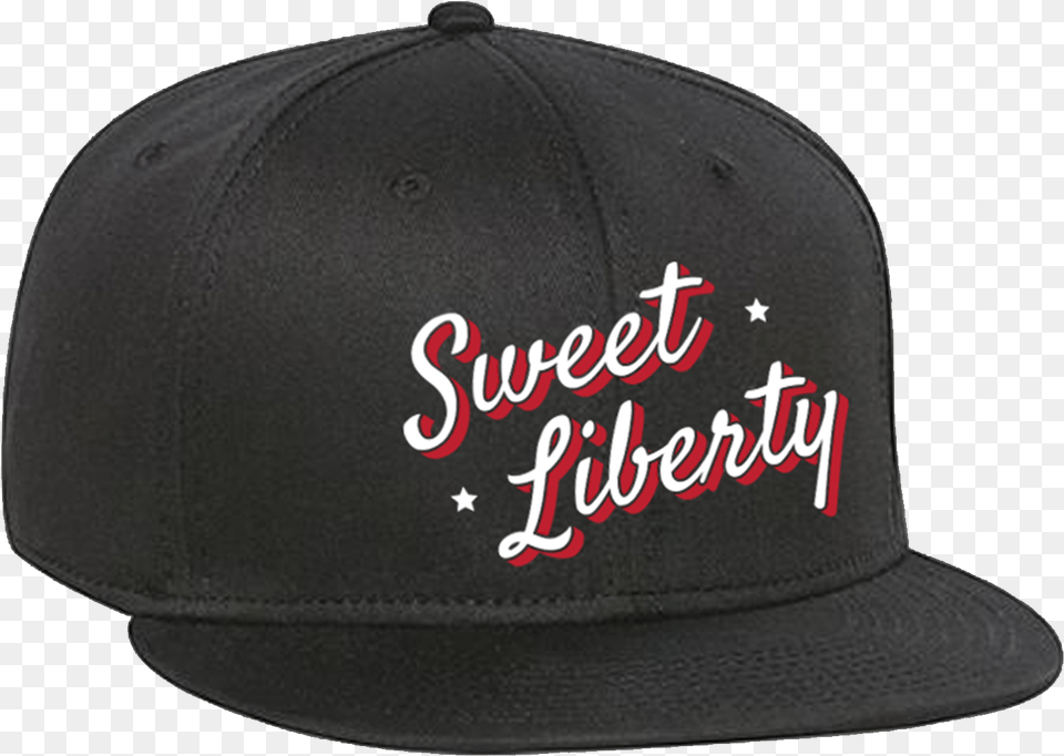 Black Logo Snapback Baseball Cap, Baseball Cap, Clothing, Hat Png Image