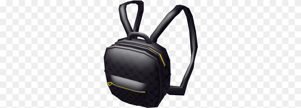 Black Luxury Backpack Roblox Roblox Free Back Accessories, Bag, Handbag Png