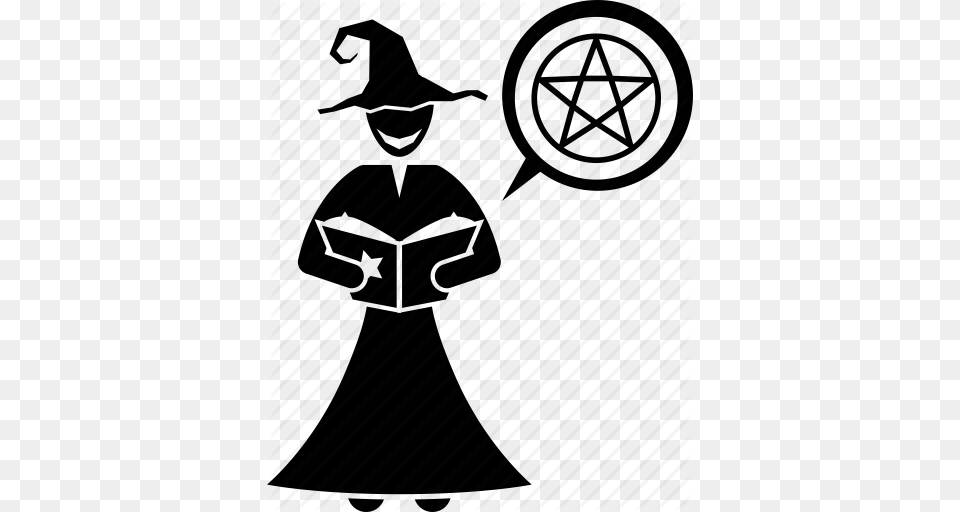 Black Magic Book Magic Spell Witch Witchcraft Icon, Formal Wear Png