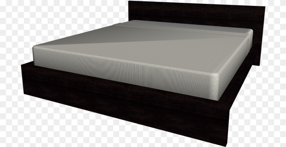 Black Malm Bed Frame Queen Malm Bett Schwarzbraun, Furniture, Mattress, Hot Tub, Tub Free Png